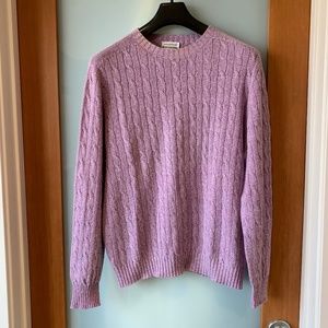 Maus & Hoffman lavender cashmere cotton sweater